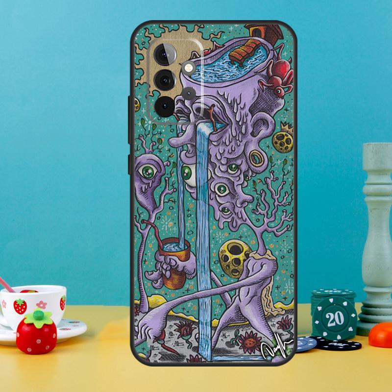 Hände mit Augen Hülle Für Samsung Galaxy A25 A54 A34 A14 A52 A32 A12 A13 A33 A53 A15 A16 A36 A56 A26 A05 A35 A55