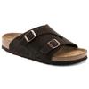 Birkenstock Zrich Soft Footbed Suede Leather Narrow Fit 'Mocha' 1009531