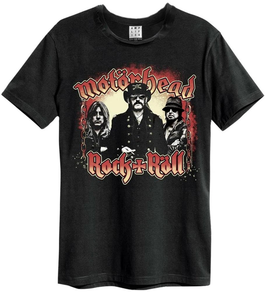 Amplified Unisex TShirt Motorhead Chains Black Kilmister S