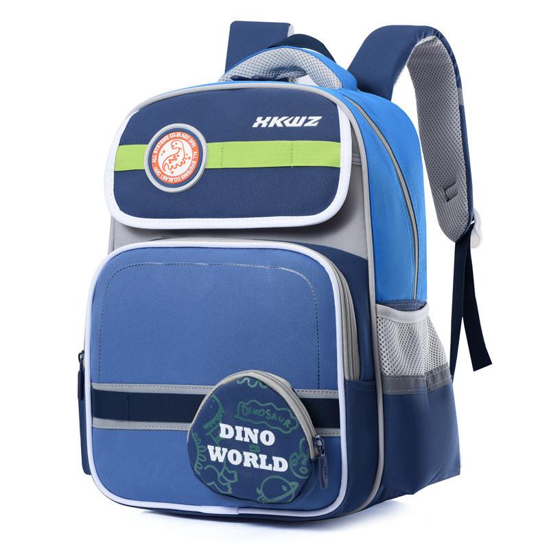Lovely Kindergarten Backpack For Girls Boys With Colorful Splicing Double Shoulder Bag