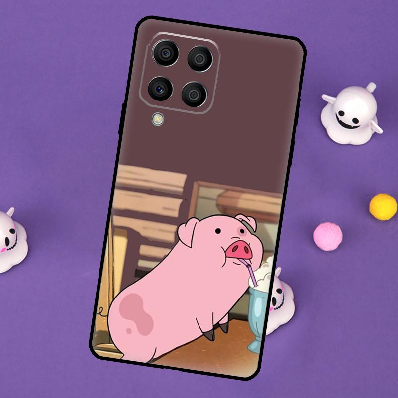 Cartoon Pig Cover For Samsung Galaxy M11 M51 M31 M33 M13 M23 M53 M15 M55 M14 M34 M54 M20 M32 M52 Case