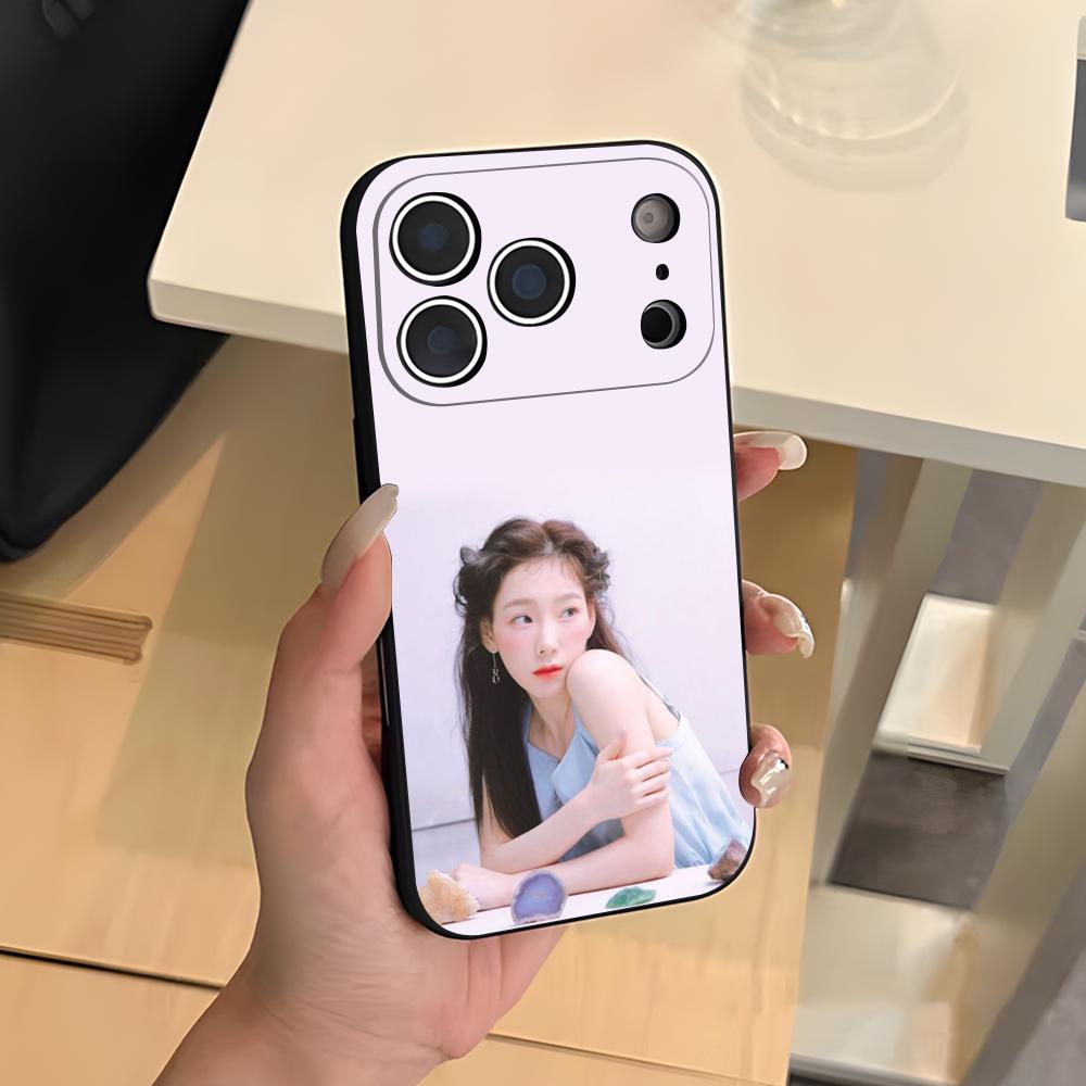 Singer Taeyeon Girl Phone Case For IPhone 17 Air 16 E Pro Max 15 14 13 Mini 12 Pro 11 Max Plus Black Soft Shell