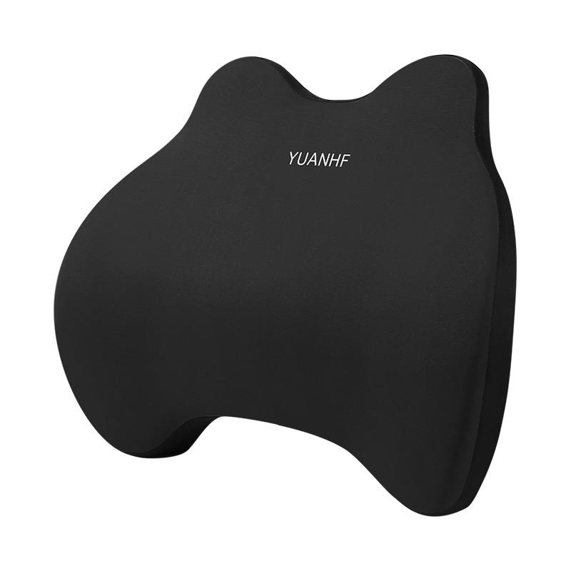 Compressible car headrests and lumbar support kits, memory foam breathable cushions and neck pillows