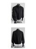 Henry Herren Halbhoher Kragen Sweatshirt: Herbst/Winter Trendiges Langarm-Oberteil, Amerikanischer Cleanfit, Ohne Kapuze.