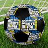 1 pz Pallone da Calcio Leeds United F.C. Misura 5 Pallone da Calcetto Indoor alla Moda Colorato Gioco in Cortile - Ottimo Regalo per Appassionati di Sport HE12