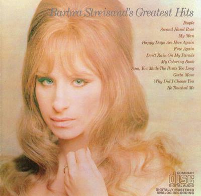CD BARBRA STREISAND - Barbra Streisand - Greatest Hits  CK9968 Columbia US Pop Gebraucht