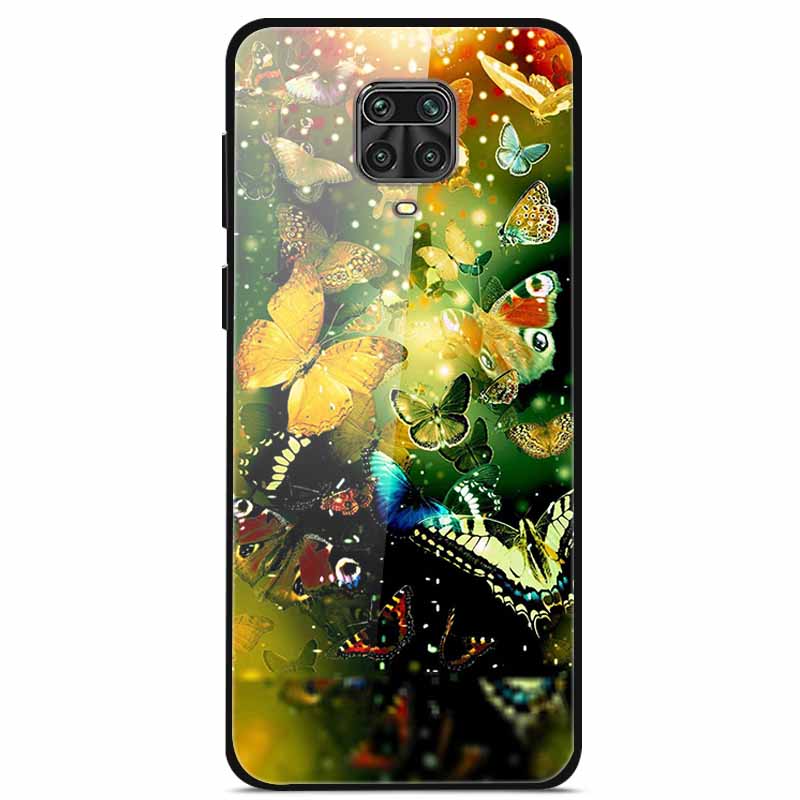 For Xiaomi Redmi Note 9 Pro Case Tempered Glass Hard Phone Back Cover for Redmi Note 9S 9 S Cases Hongmi Note9S Note9 9Pro Coque