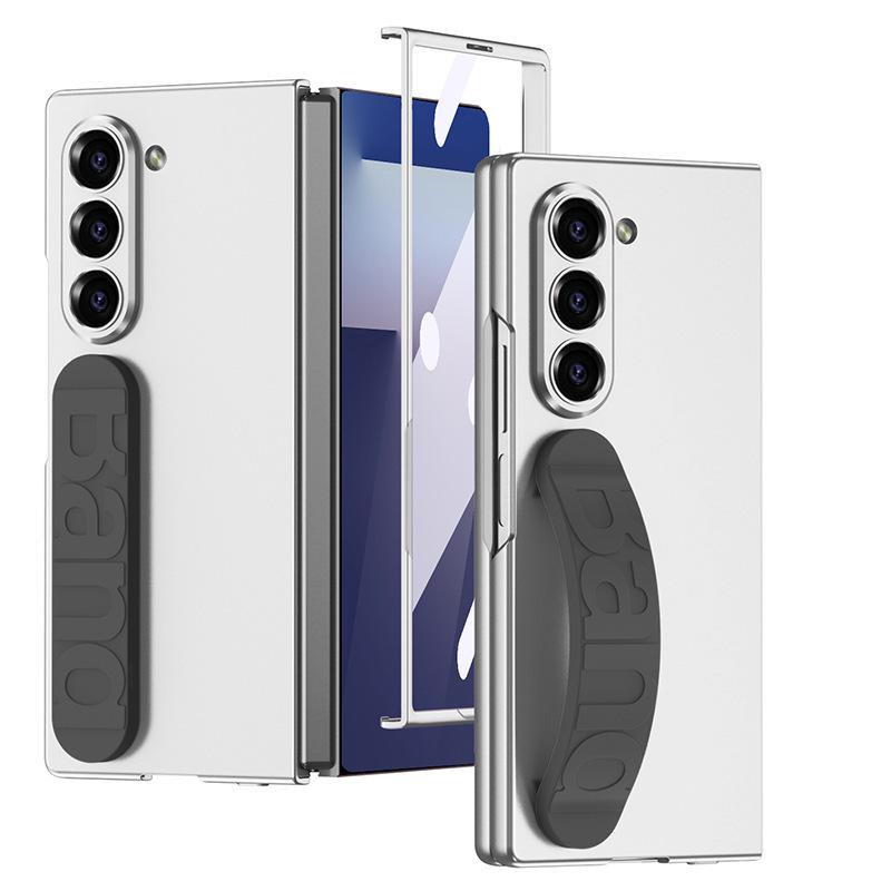 Samsung Z Fold7 Silicone Case with Elastic Wristband - Premium Foldable Phone Cover