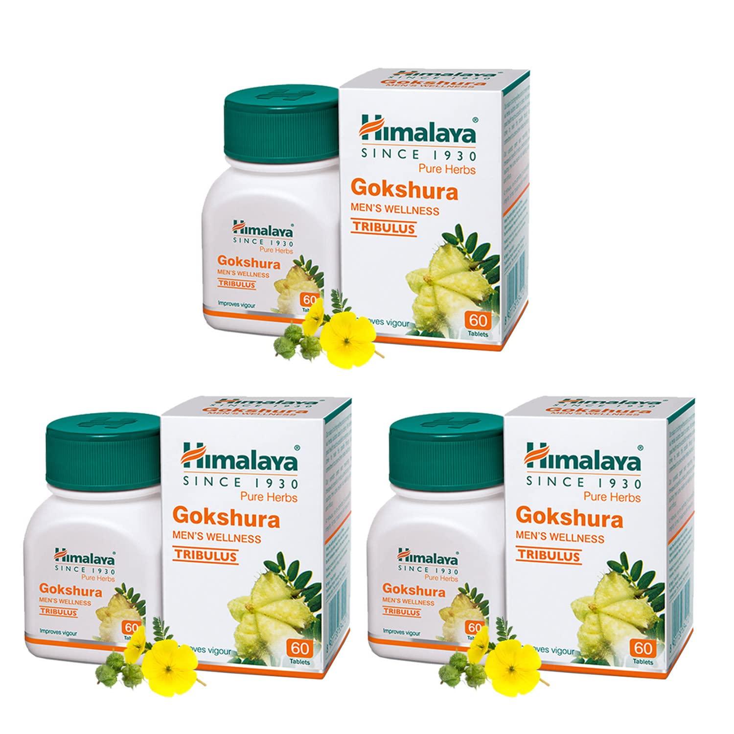 

Himalaya Herbals Gokshura - 60 Capsules X Pack of 3