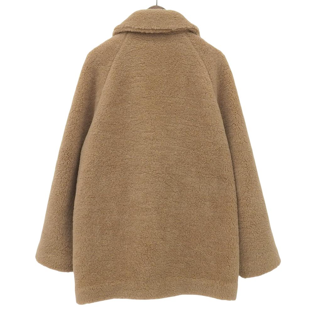 BALLSEY Soutien wool boa collar coat, women's, brown, size 36 coat 36 BrownUsed