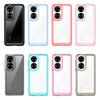 For Huawei P50 Case Huawei P50E 4G Cover Colorful Soft Edge Silicone Transparent Shockproof Bumper For Huawei P50 P50E 4G Case
