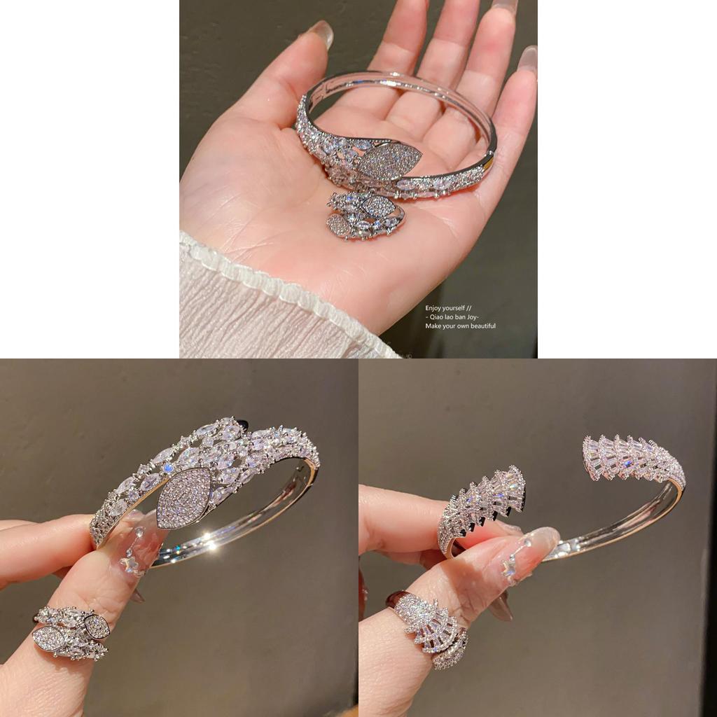 Snake Animal Jewelry Bracelet And Ring Combo In Silver For Trendy Daily Wear