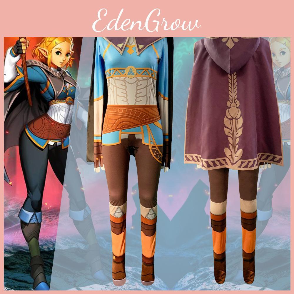 The Legend Of Zelda Breath Of The Wild Cosplay Costume Milk Silk Dress For Anime Roleplay Special Characters Included