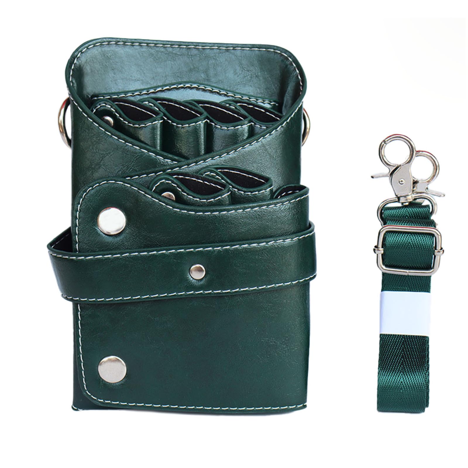 

Show off your style with this stylish and beautiful leather scissor case for and trimmers bag/scissor florists, hairdressers, (green). зелёный