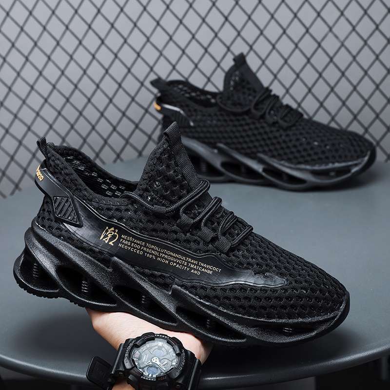 Sandals Men's Summer Non-slip Soft Sole Lightweight Breathable Mesh Running Shoes Youth Outdoor Sports Beach Shoes
