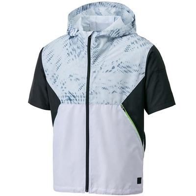 Ar Condicionado Fuujin Roupa 2021 Blusão com Capuz de Manga Curta Sun-S (Apenas Roupa/Adesivo Incluído) [KU92150] (6. Prata, M)