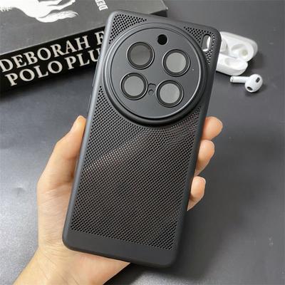 Al Mesh Breathable Cooling Matte Case For VIVO X200 Pro Mini X100S X100 Pro Heat Dissipation Lens Film Protect Hard Cover