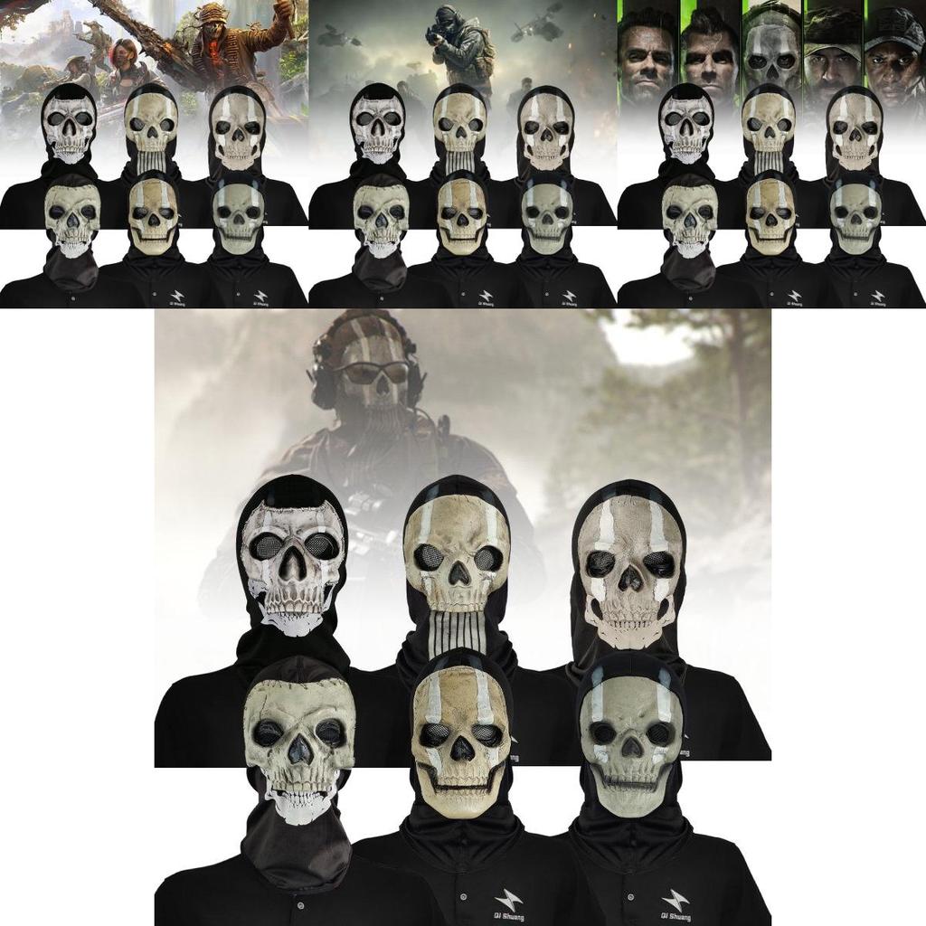 High Quality Call Of Duty Dual Line Face Mask For Fun Costume Parties And Halloween Events