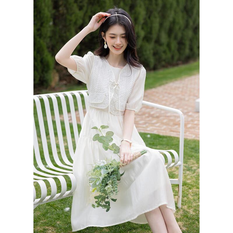 Mocana Urban Casual Short Sleeve Midi Dress MKNJD3753