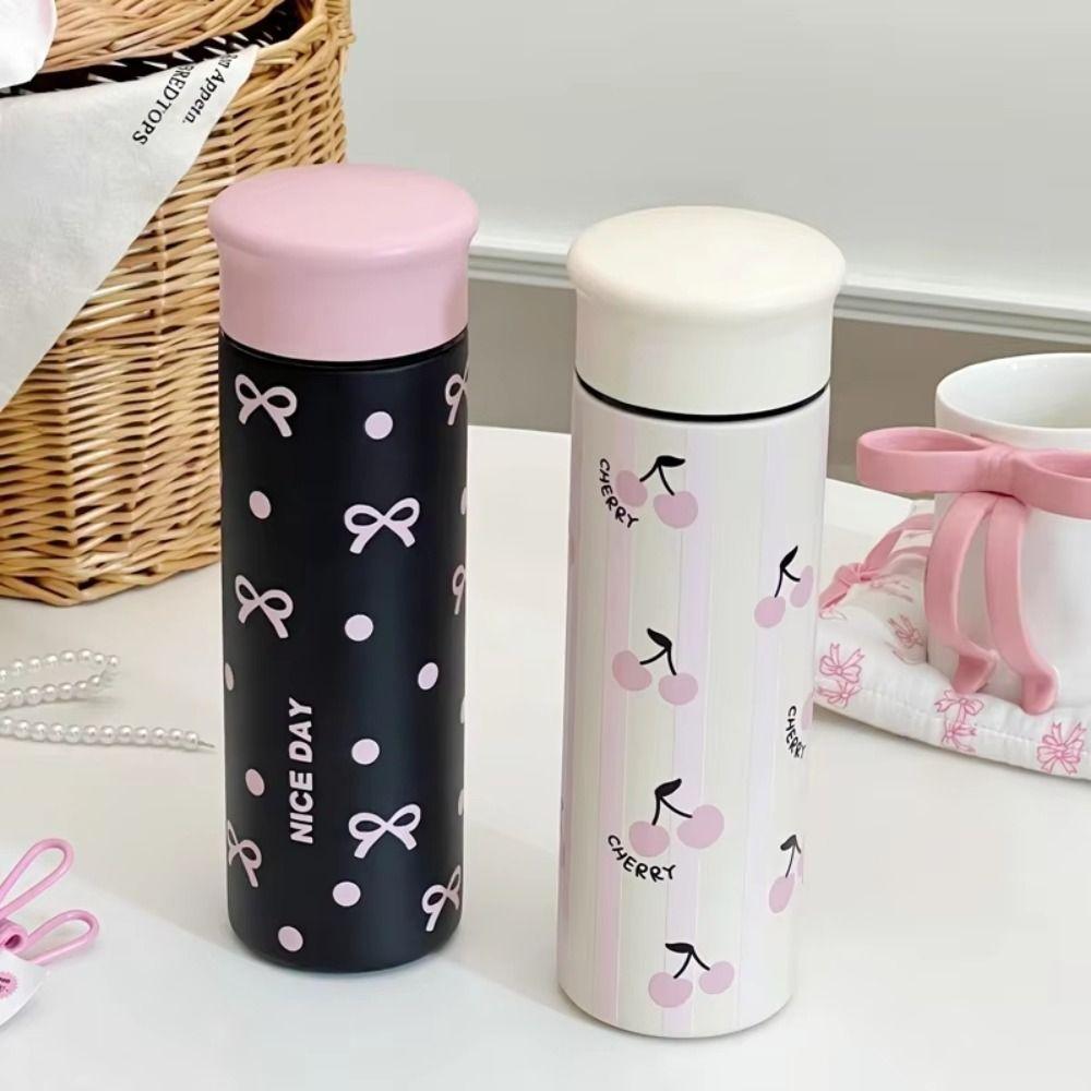 Heat-Resistant Vacuum Insulated Bottle 304 Stainless Steel Double-layer Water Cup  Tea