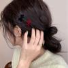 Hair Styling Tools Bowknot Hair Clips Women Bow  Headwear Duckbill Clip Bow Velvet Hairpin