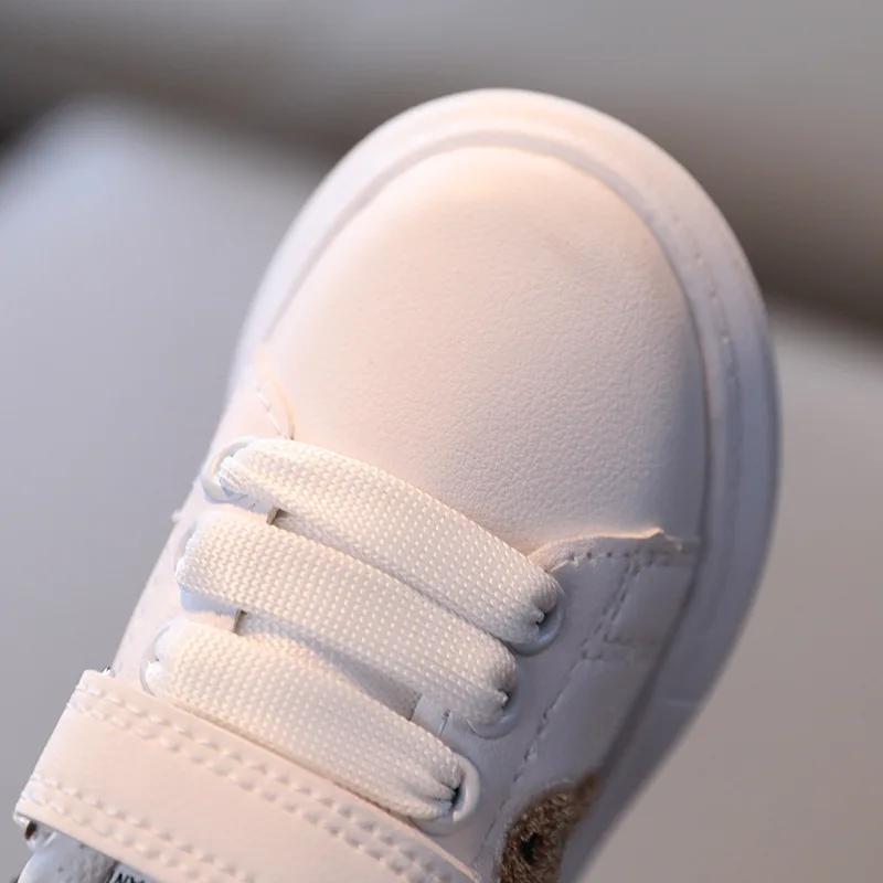 Kids Children Casual Running Sneakers Soft Bottom Non-slip Wear-resistant Girl Boy Board Shoes Lightweight Babies Sport Footwear