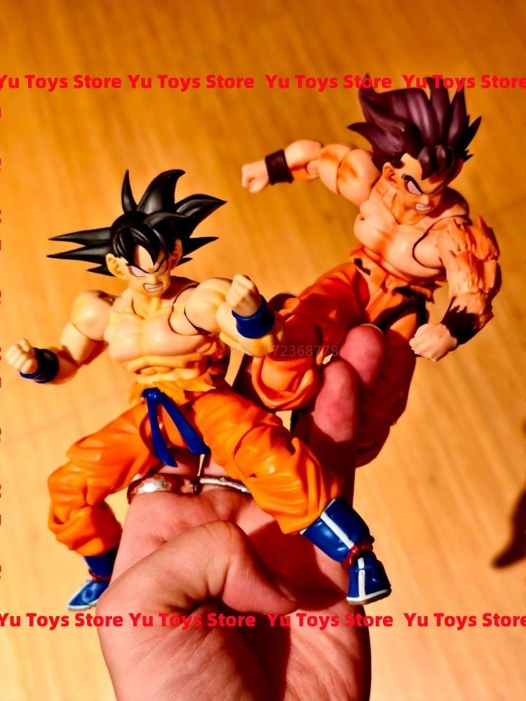 In Stock Wow Super Action Studio Son Goku Figure  Z Shf Super Saiyan Son Goku Kaiouken Anime Figure Model Toys Gifts