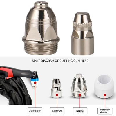 Durable Electrode Nozzle Cu-Zr Plasma Cutter Nozzle  Plasma Cutter Torch