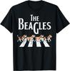 The Beagles Parody Abbey Road Walking Dogs Graphic Tee Casual Cotton TShirt for Men Women