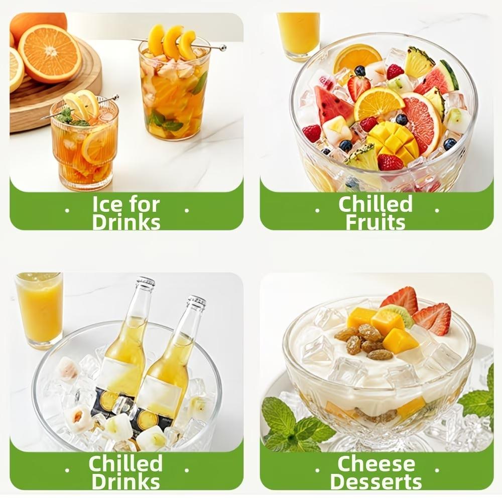 Transparente Eismaschine, Flaschenart kontaktloser Druck-Eiskessel Eisunterdrücker Glas-Kessel (mit Stroh) Eiswasserflaschen