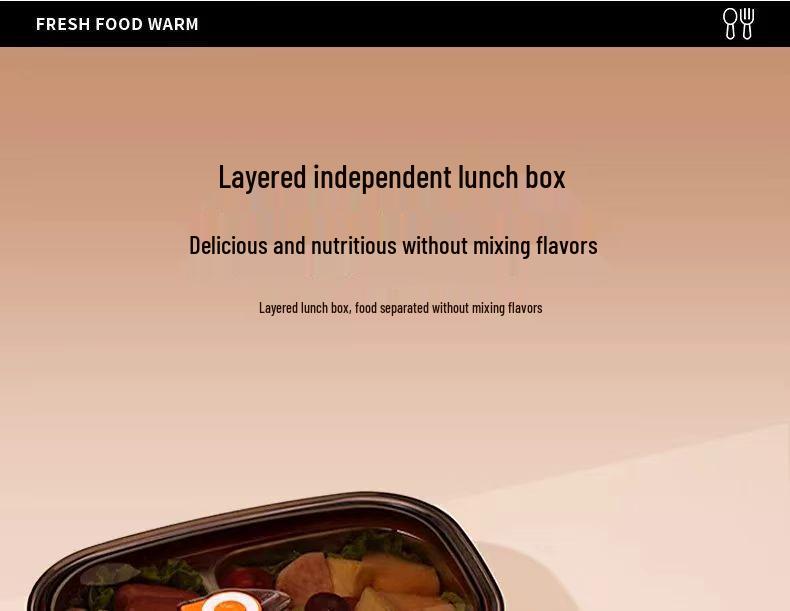 Pudełko na lunch ze stali nierdzewnej 304 - Styl biurowy, Możliwość podgrzewania w mikrofalówce, Duża pojemność dla dorosłych