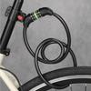 Combination Bicycle Cable Lock-5-Digit Winding Security Reset Cable Lock Bicycle Padlock Anti-Theft Accessories