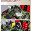1:32 Scale Military Missile Alloy Diecast Models Toys Car with Pull Back Doors Opened Drone Launch Vehicle Toy Birthday Surprise