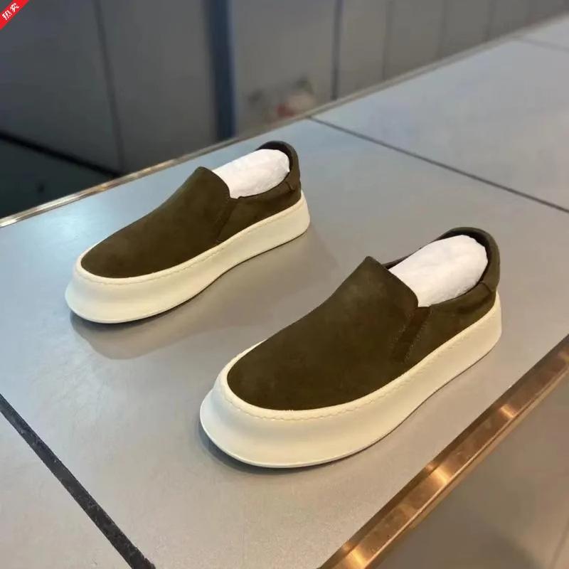 Spring and summer new soft-soled lazy shoes anti-fur casual shoes