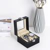2/3/4/5/6/8/10/12 Slots PU Leather Watch Box Traditional Style Watch Storage Box Gift Watch Case With Lock