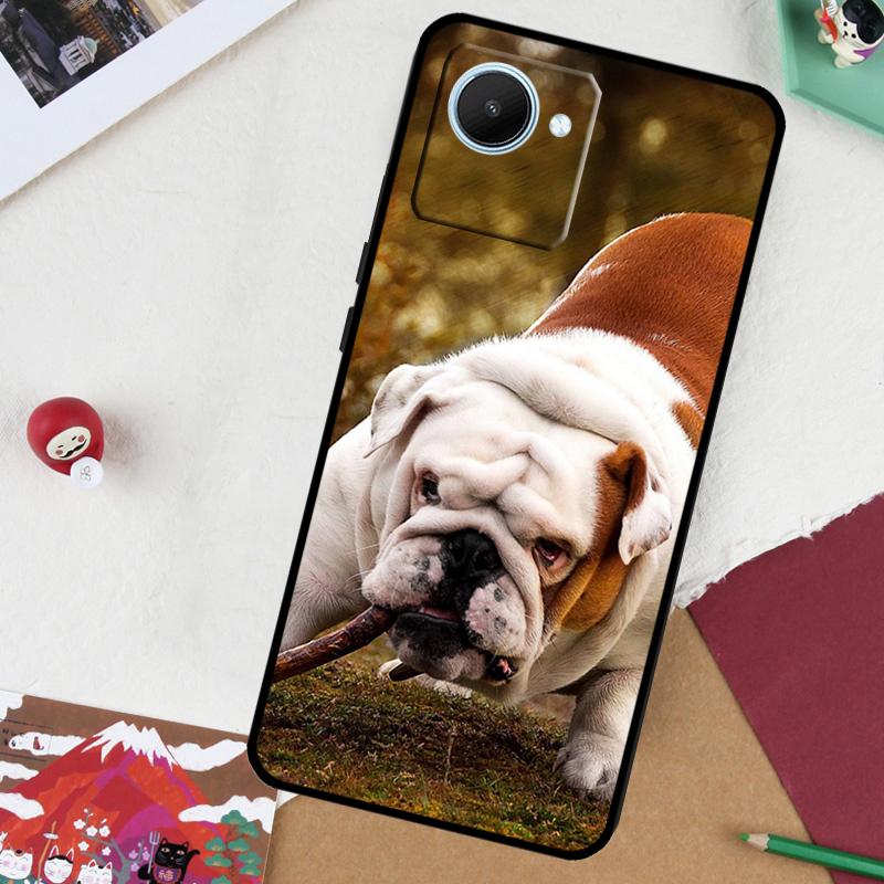French Bulldog For Realme GT7 Pro GT 6T 5 6 C67 C75 C61 C55 C53 C51 C21Y C25S 10 11 12 13 14 Pro Plus Case