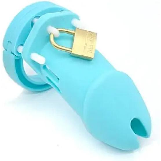 Plastic Urethra Chastity Lock with 5 Snap Ring Penis Bondage Adult Men's Chastity Cage Cock Restriction BDSM Abstainer Sextoys