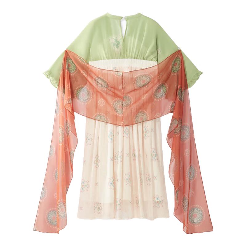 

MQD Girls Summer Performance Hanfu Dress 120cm