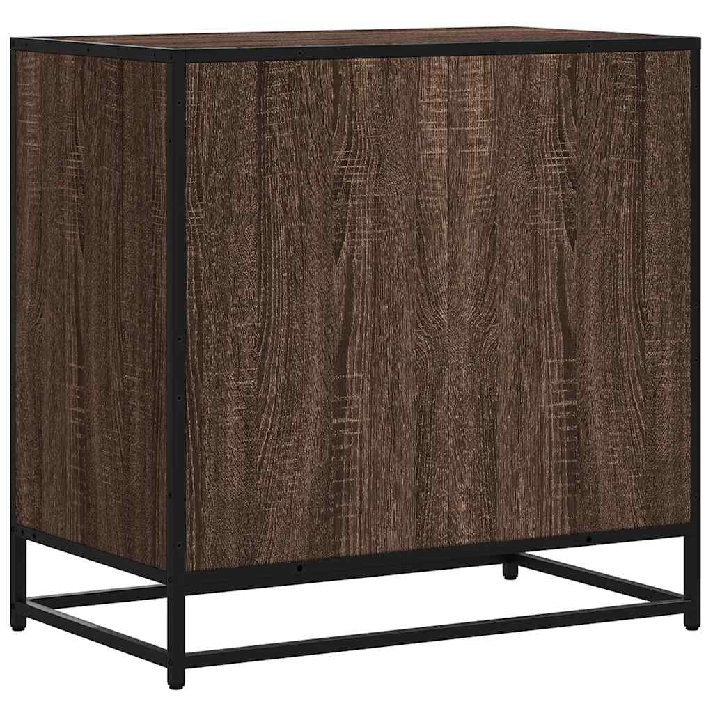 Drawer Cabinet in Brown Oak Look 70 x 41 x 70 cm Engineered Wood
