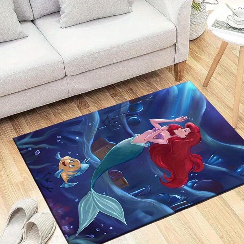 

1pc Princess Pattern Area Rug Soft Flannel Floor Mat for Living Room, Bedroom, Sofa Coffee Table Floor Mat, Machine Washable 60cm by 90cm