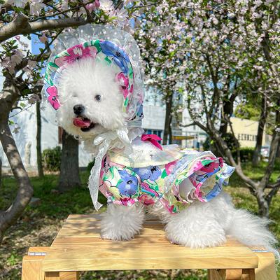 Pet Circle Cute Pet Dog Dog Clothes Floral Monet Garden Dress