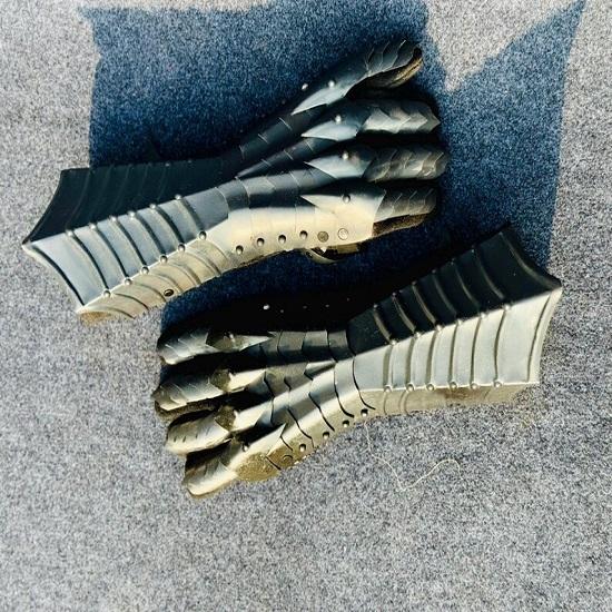 Средневековые перчатки Назгул Темное фэнтези Носимые Идеально для LARP, Ultimate Cosplay, Roleplay, Halloween Лучший подарок