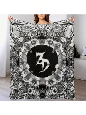 Zeds Dead  Art Mandala Throw Blanket Hairys Luxury Bed Linens Thermals For Travel Blankets