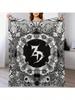 Zeds Dead  Art Mandala Throw Blanket Hairys Luxury Bed Linens Thermals For Travel Blankets