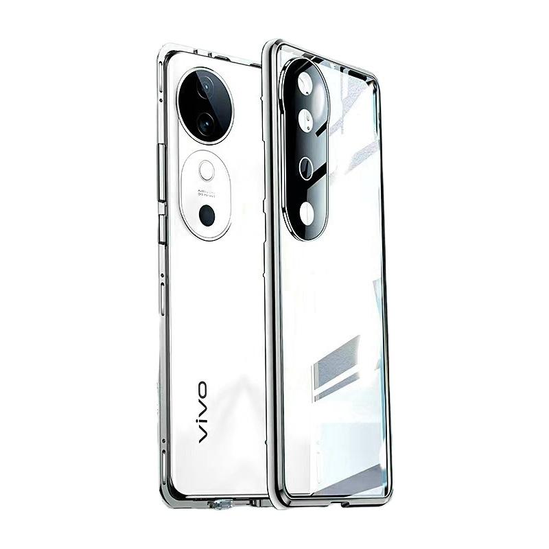 Applicable to VIVO S11Pro Magneto V11 mobile phone case Magneto double-sided glass goggles Magnetic suction all-inclusive anti-drop
