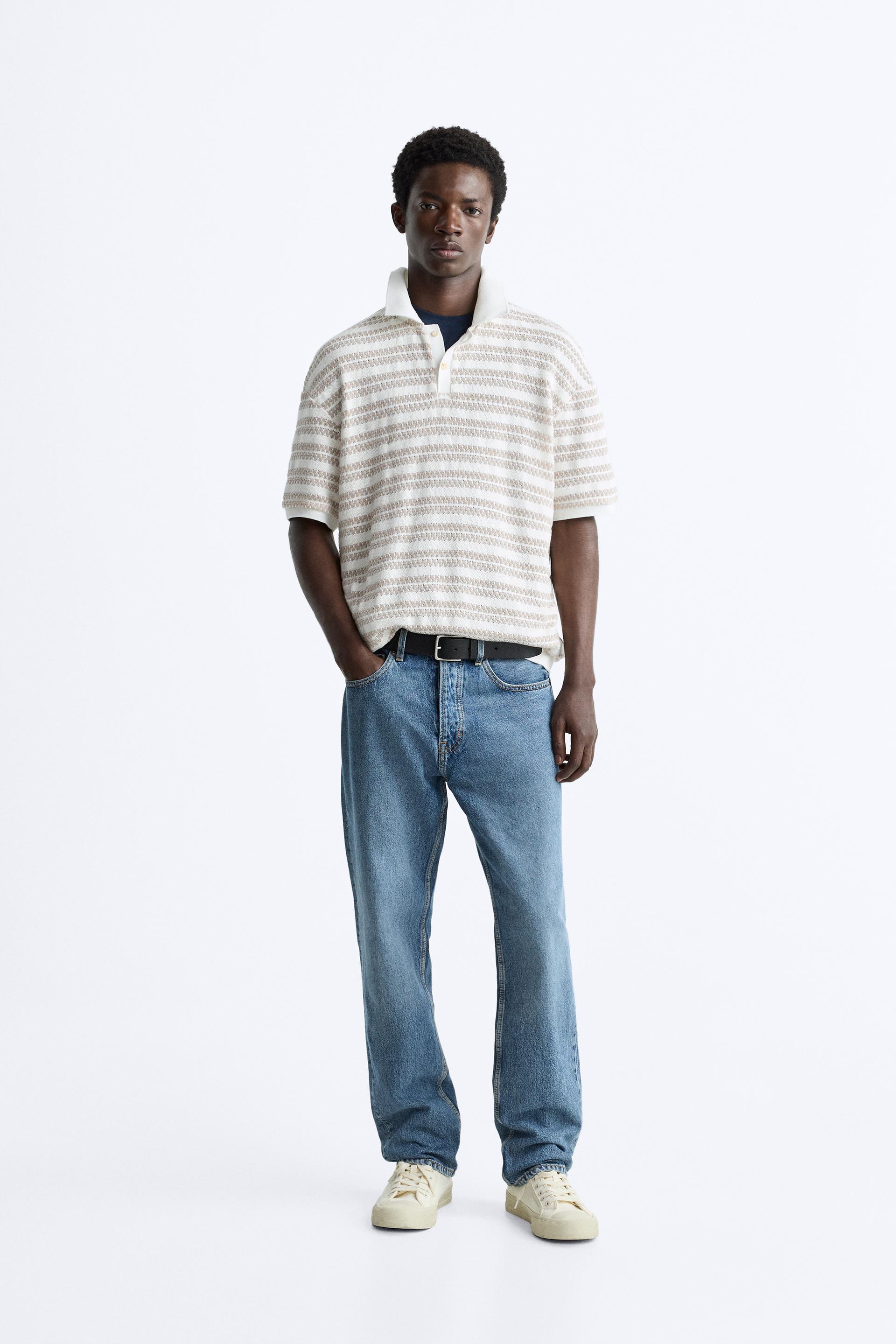 

РУБАШКА ПОЛО С ТЕКСТЮРНОЙ ДЕТАЛЯМИ И КОНТРАСТНЫМИ ДЕТАЛЯМИ