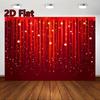 1Pcs Red Sparkling Stars Theme Decoration Background Celebration Backdrop Decorations For Photo Studio Photo Booth Party