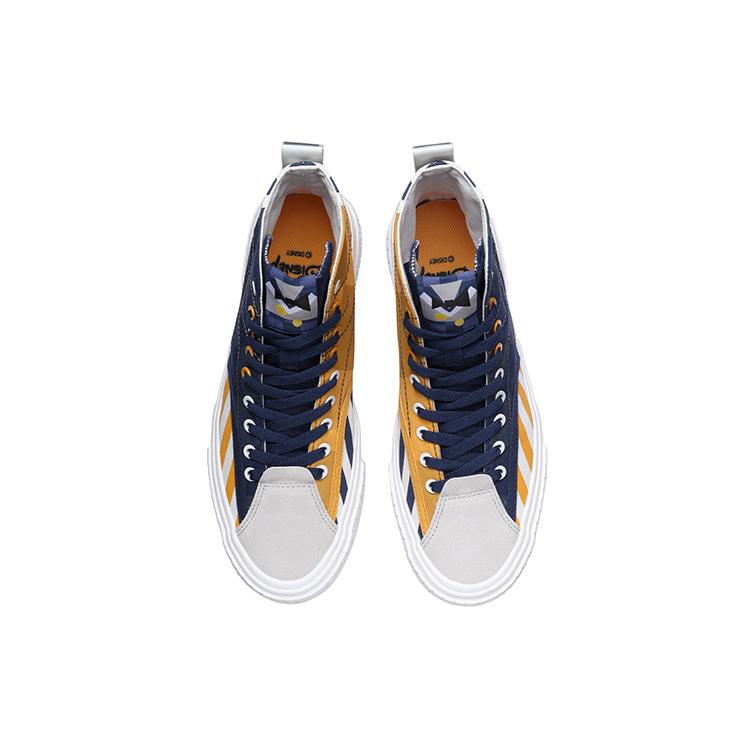 Li Ning X Disney Canvas Hi Shoes 'Navy Yellow White' AGCR179-2
