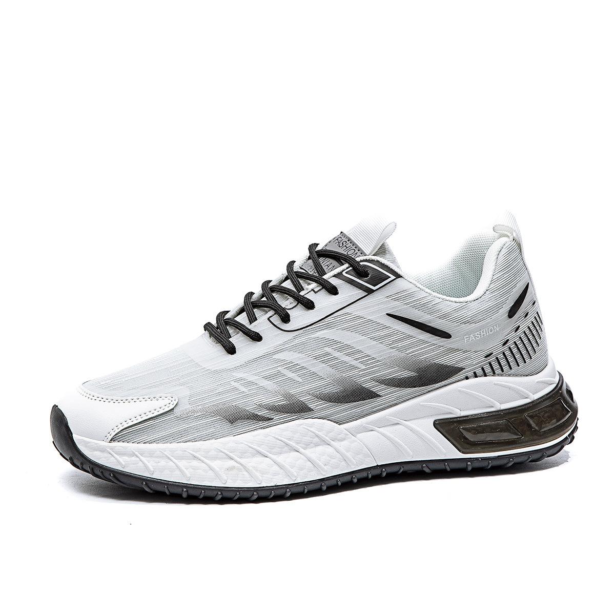 

Spring and Autumn New Men s Shoes Sneakers Lightweight Versatile Breathable Mesh Shoes Trendy Men s Daddy Shoes - Clear 44