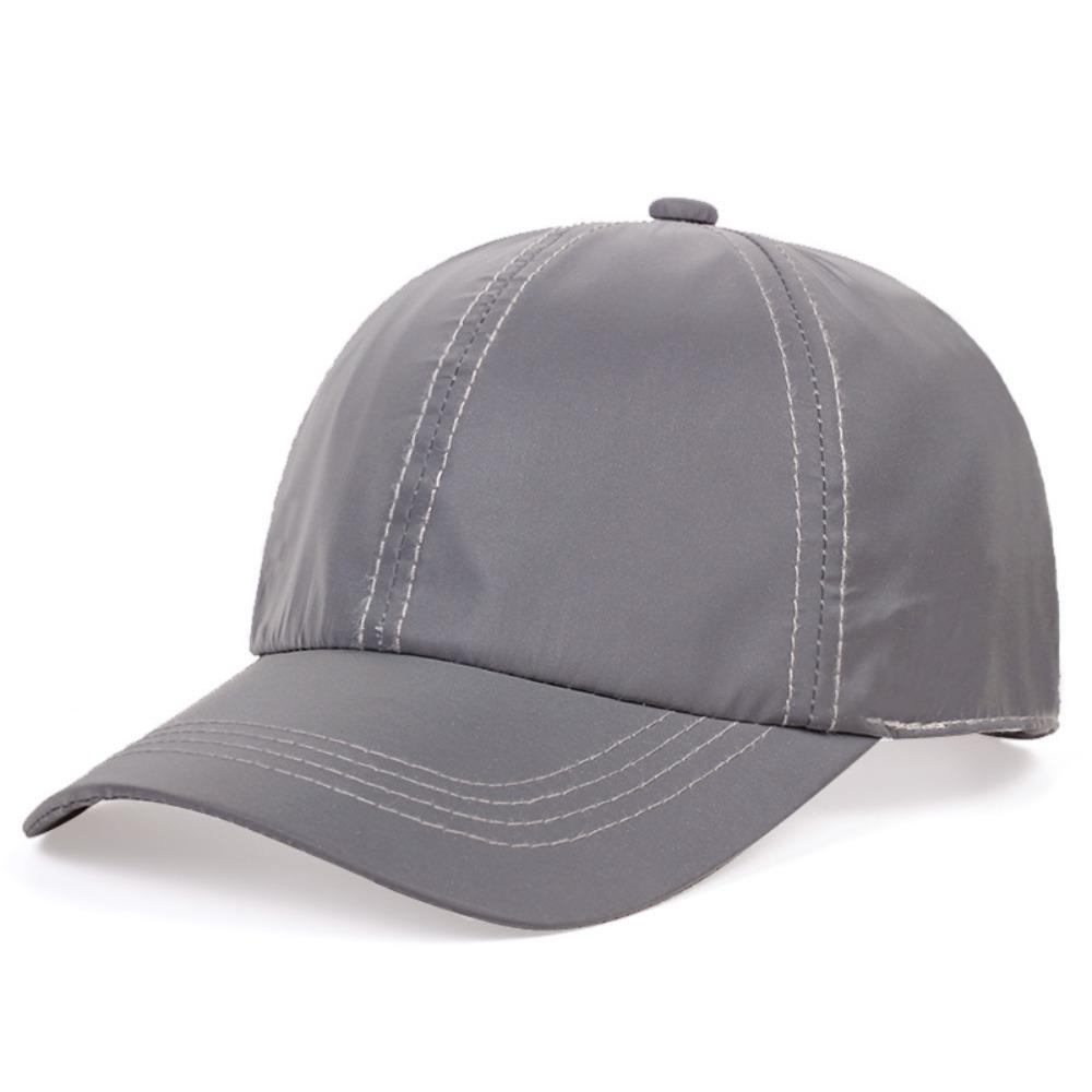 Unisex Reflective Luminous Cap Adjustable Sun Protection Sun Visor Breathable Lightweight Hip Hop Baseball Cap